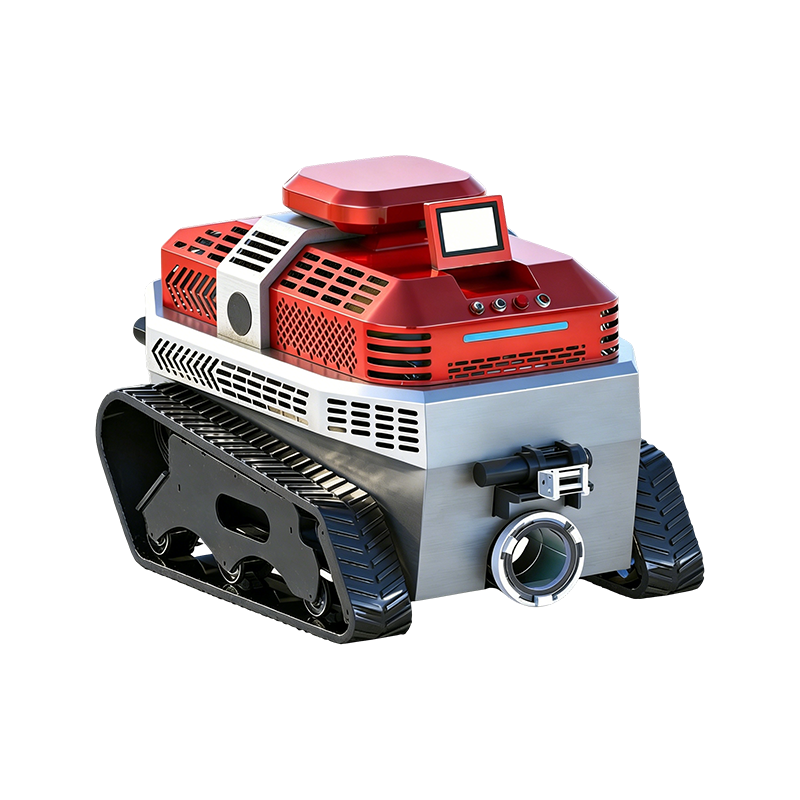 Compact Tracked Intelligent Drainage Robot (600m³/h)